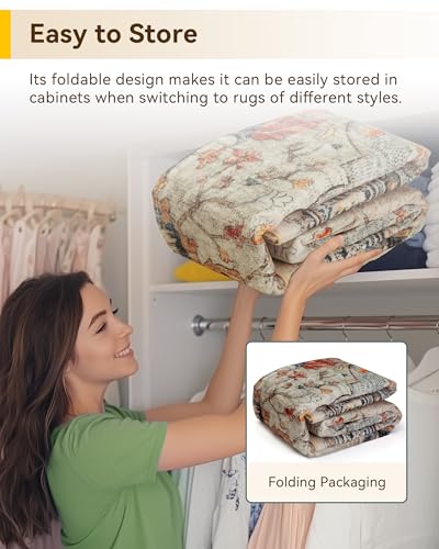 RELEANY Washable Area Rug