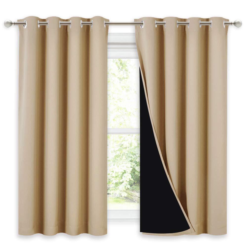 NICETOWN Full Blackout Double-Layer Curtains