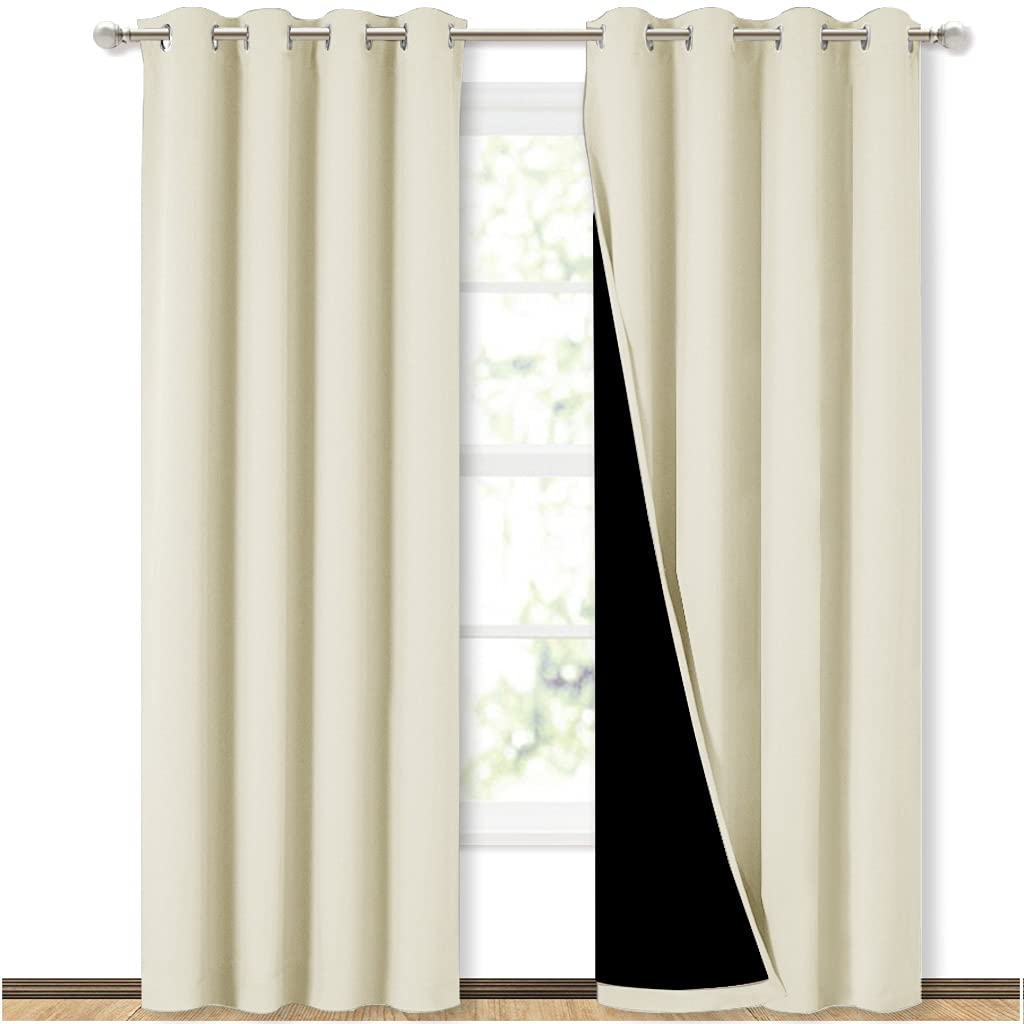 NICETOWN Full Blackout Double-Layer Curtains