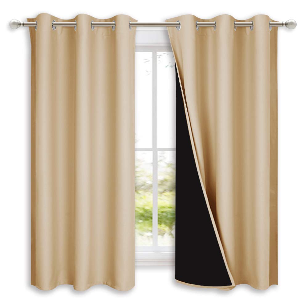NICETOWN Full Blackout Double-Layer Curtains