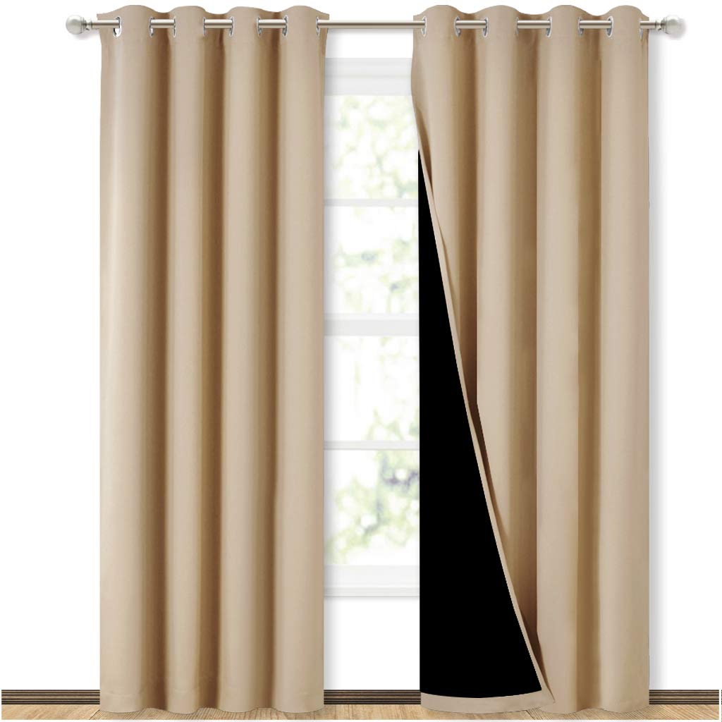 NICETOWN Full Blackout Double-Layer Curtains