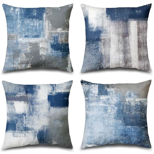 Balaena Abstract Art Decorative Throw Pillow Covers