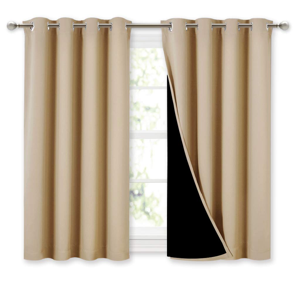 NICETOWN Full Blackout Double-Layer Curtains