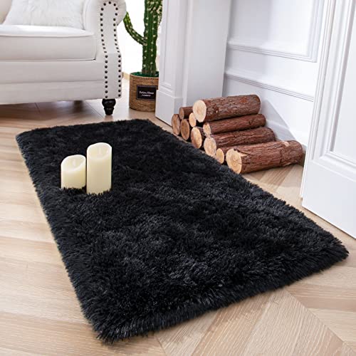 Chicrug Soft Runner Rug for Bedroom Living Room Plush Fluffy Rug 2x10