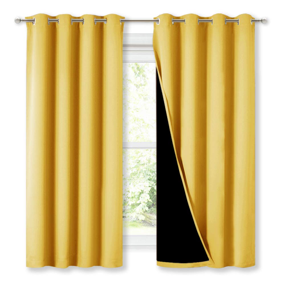 NICETOWN Full Blackout Double-Layer Curtains