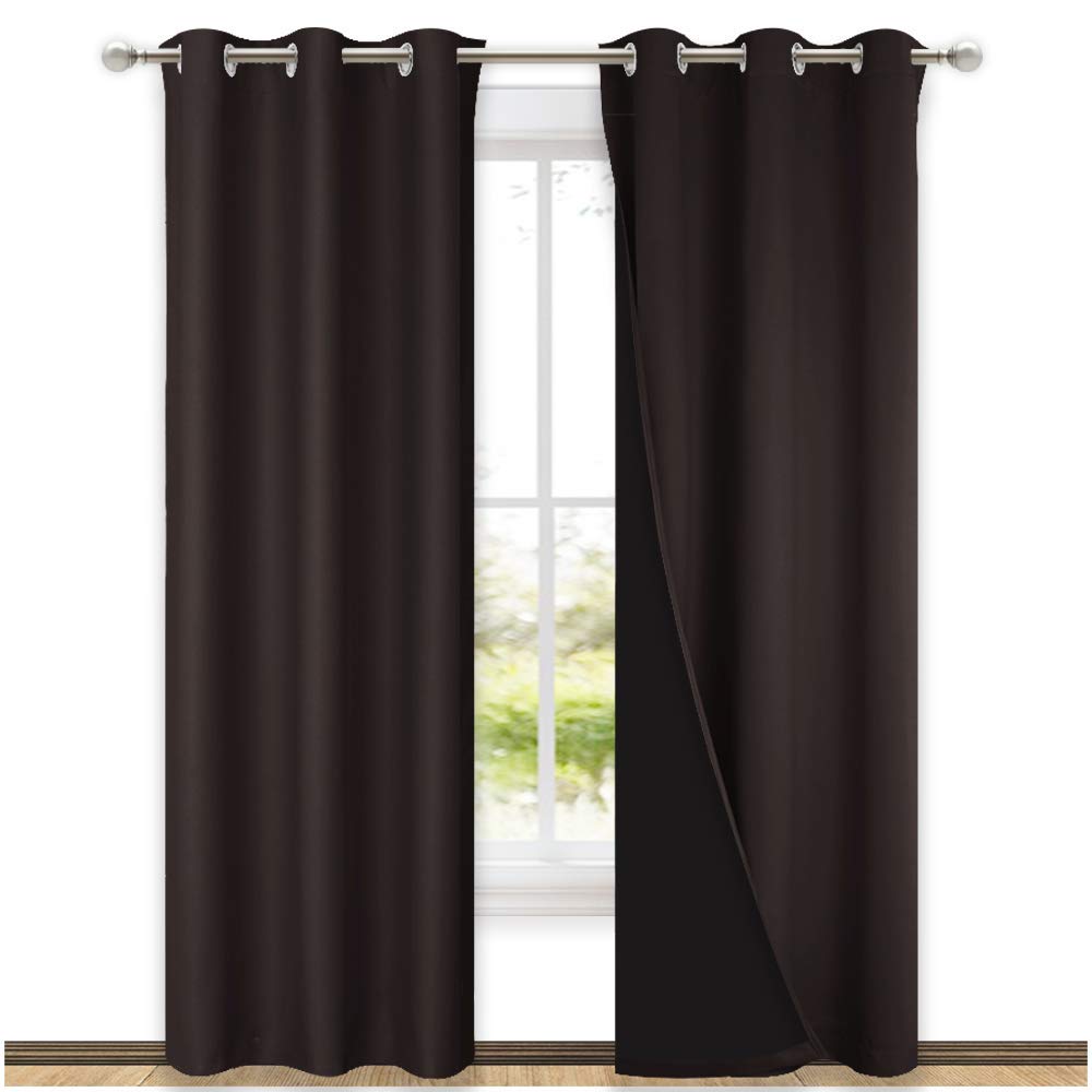 NICETOWN Full Blackout Double-Layer Curtains