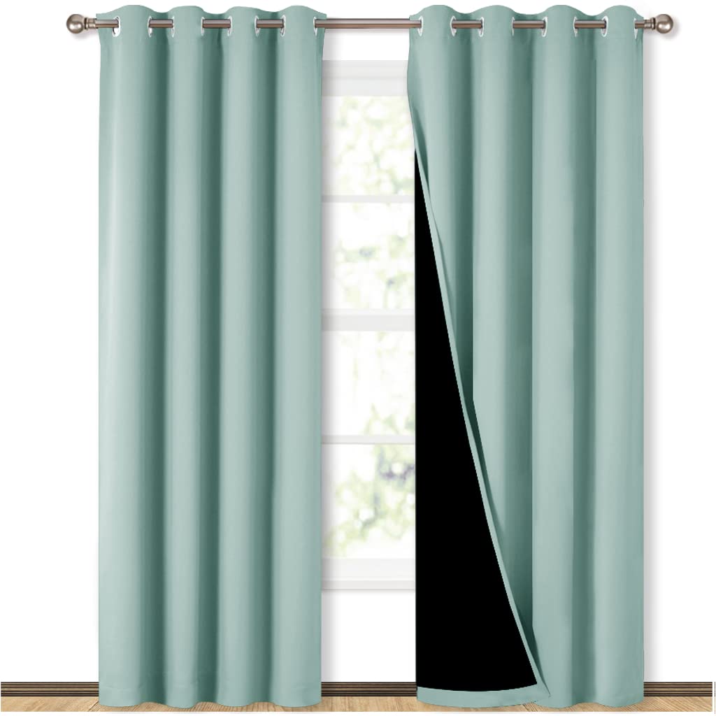 NICETOWN Full Blackout Double-Layer Curtains
