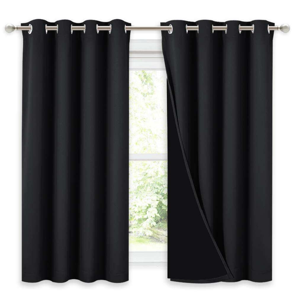 NICETOWN Full Blackout Double-Layer Curtains