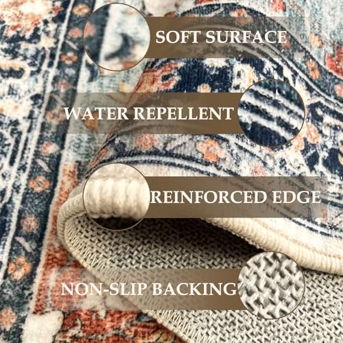 RELEANY Washable Area Rug