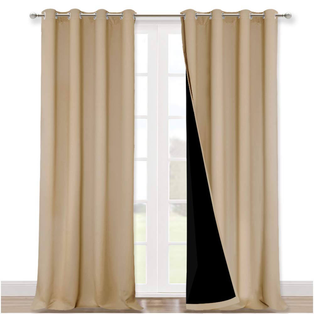 NICETOWN Full Blackout Double-Layer Curtains