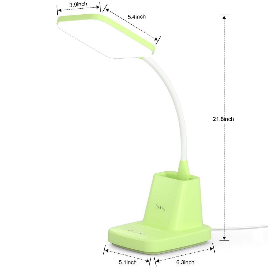 Sailstar Desk Lamp, Wireless Charger Small Desk Lamp, 3 Color Modes