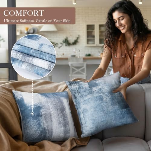 Balaena Abstract Art Decorative Throw Pillow Covers