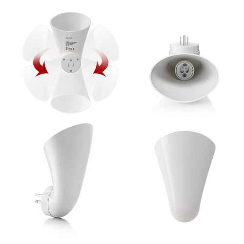 AURAGLOW Plug in Uplighter GU10 Wall Wash Light for Outlet, No Bulb