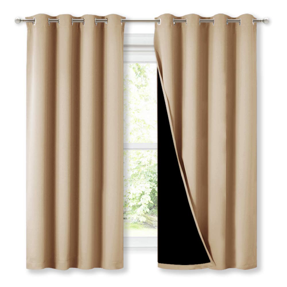 NICETOWN Full Blackout Double-Layer Curtains