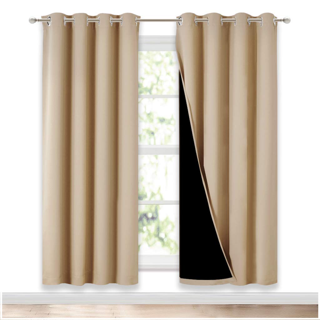NICETOWN Full Blackout Double-Layer Curtains