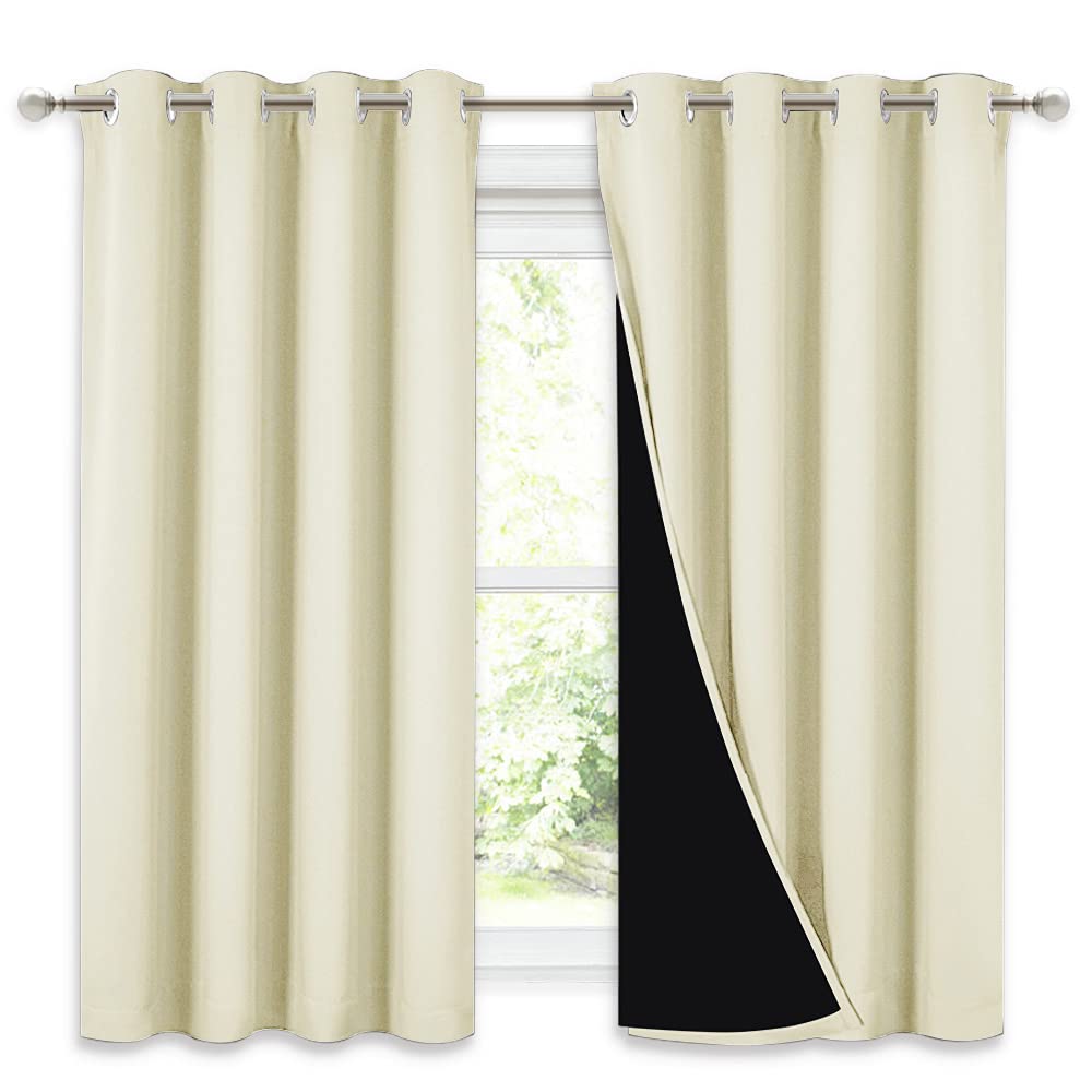 NICETOWN Full Blackout Double-Layer Curtains