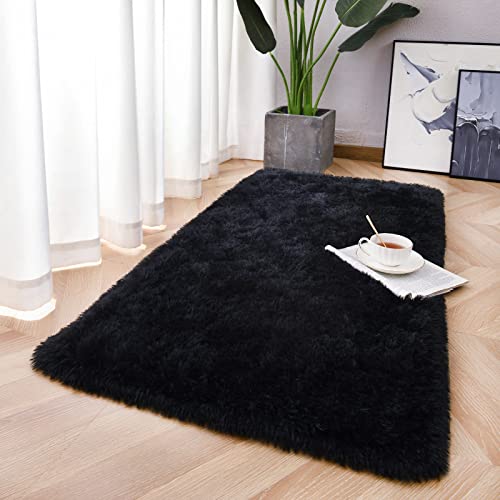 Chicrug Soft Runner Rug for Bedroom Living Room Plush Fluffy Rug 2x10