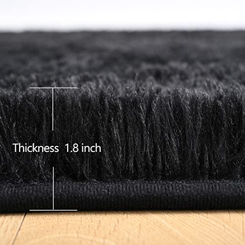 Chicrug Soft Runner Rug for Bedroom Living Room Plush Fluffy Rug 2x10