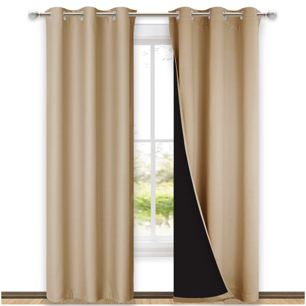 NICETOWN Full Blackout Double-Layer Curtains