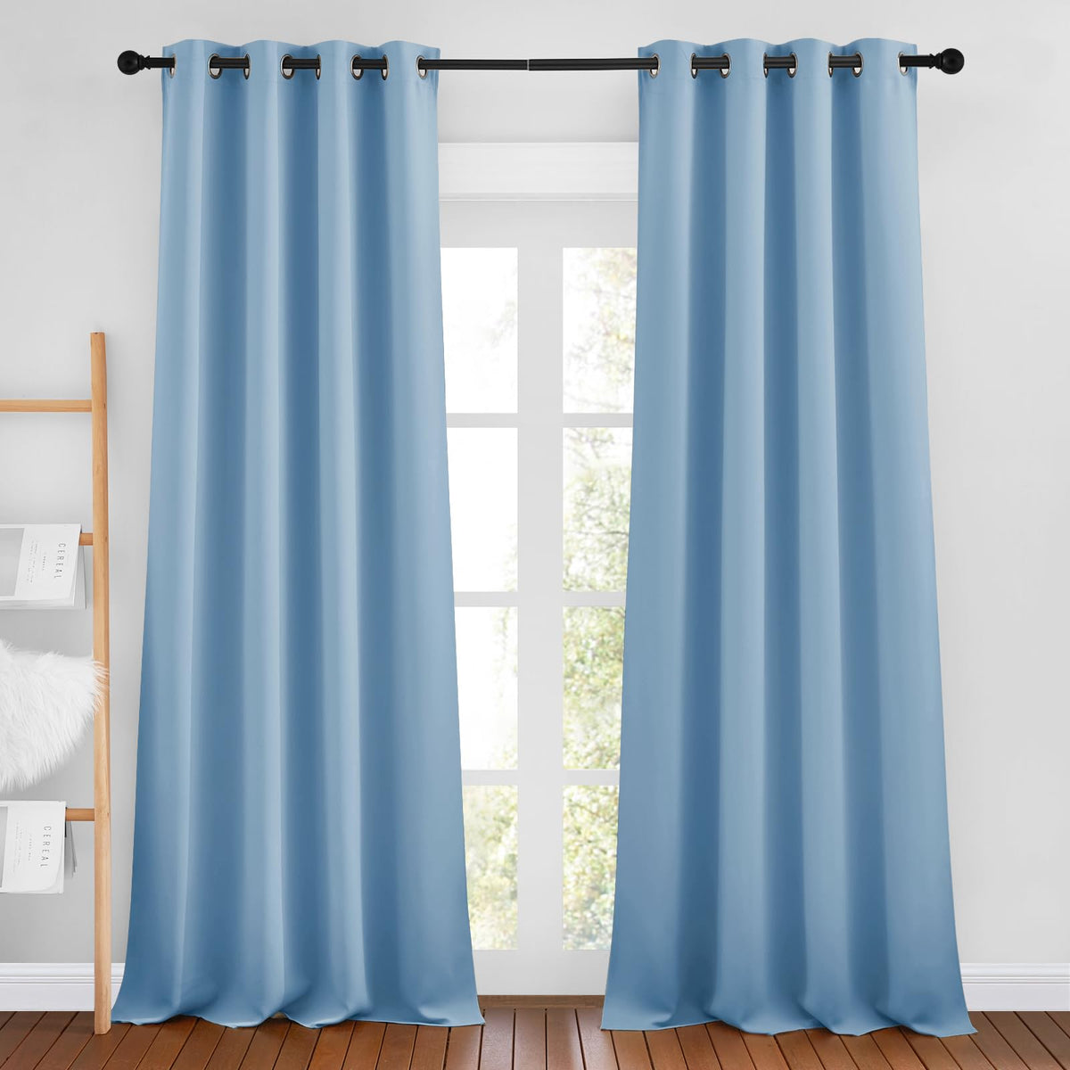 NICETOWN Grommet Blackout Room Darkening Curtains