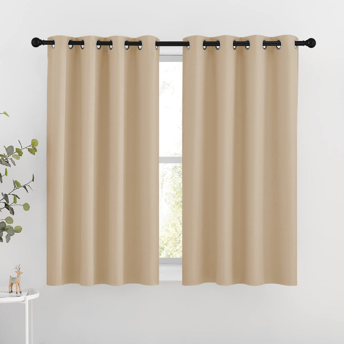 NICETOWN Grommet Blackout Room Darkening Curtains