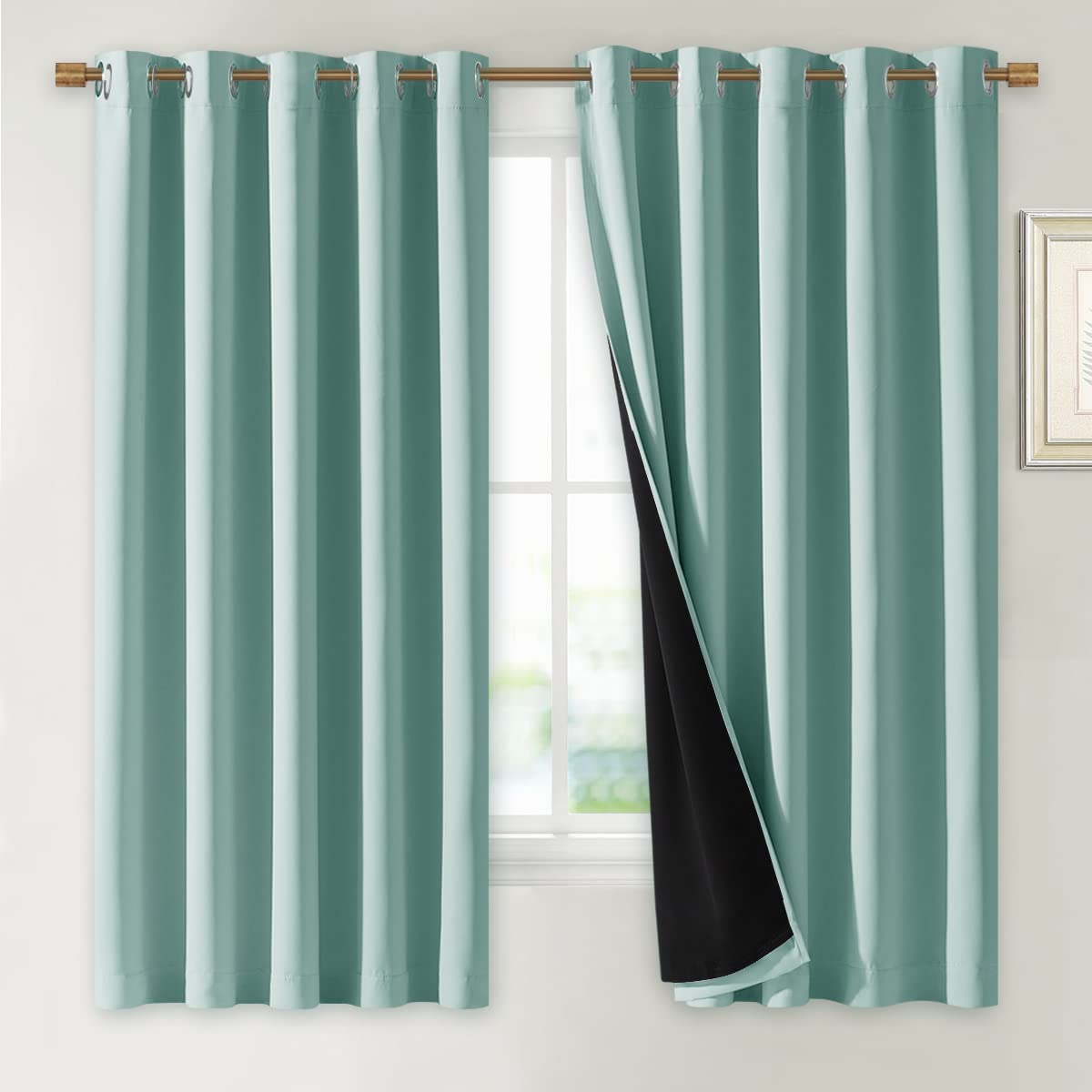 NICETOWN Full Blackout Double-Layer Curtains
