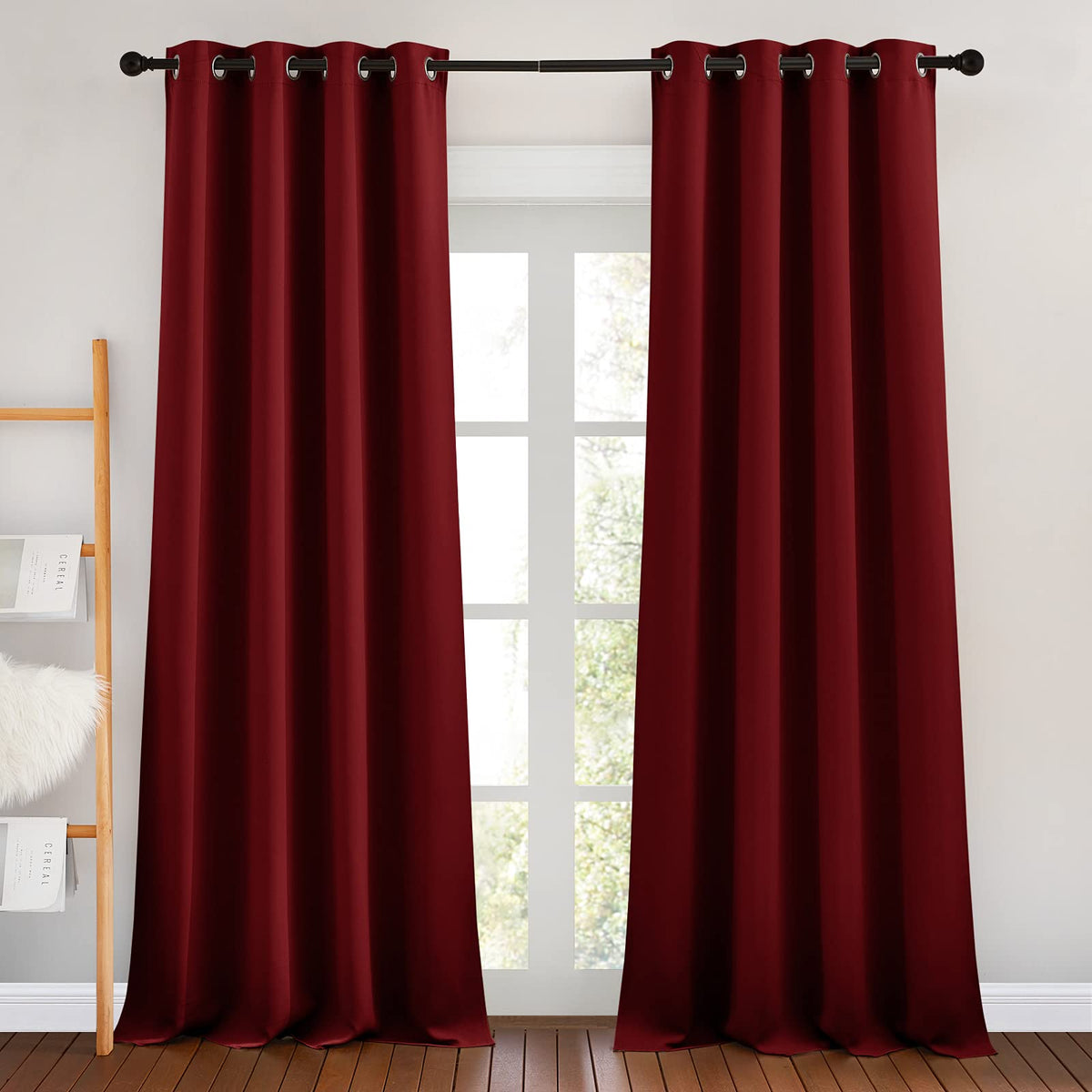 NICETOWN Grommet Blackout Room Darkening Curtains