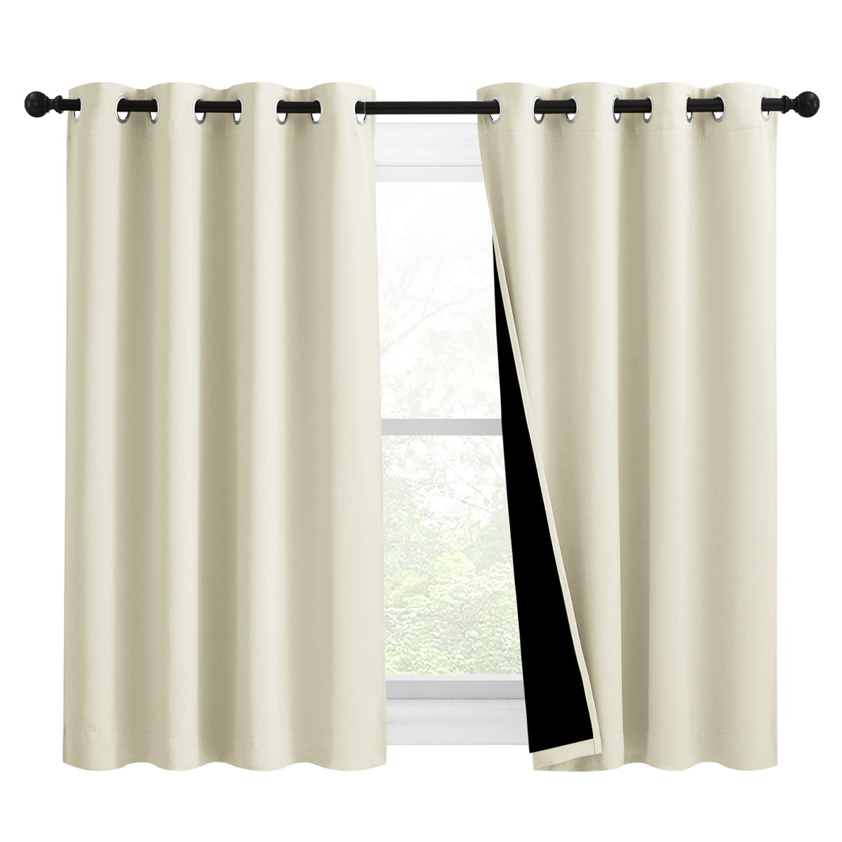 NICETOWN Full Blackout Double-Layer Curtains