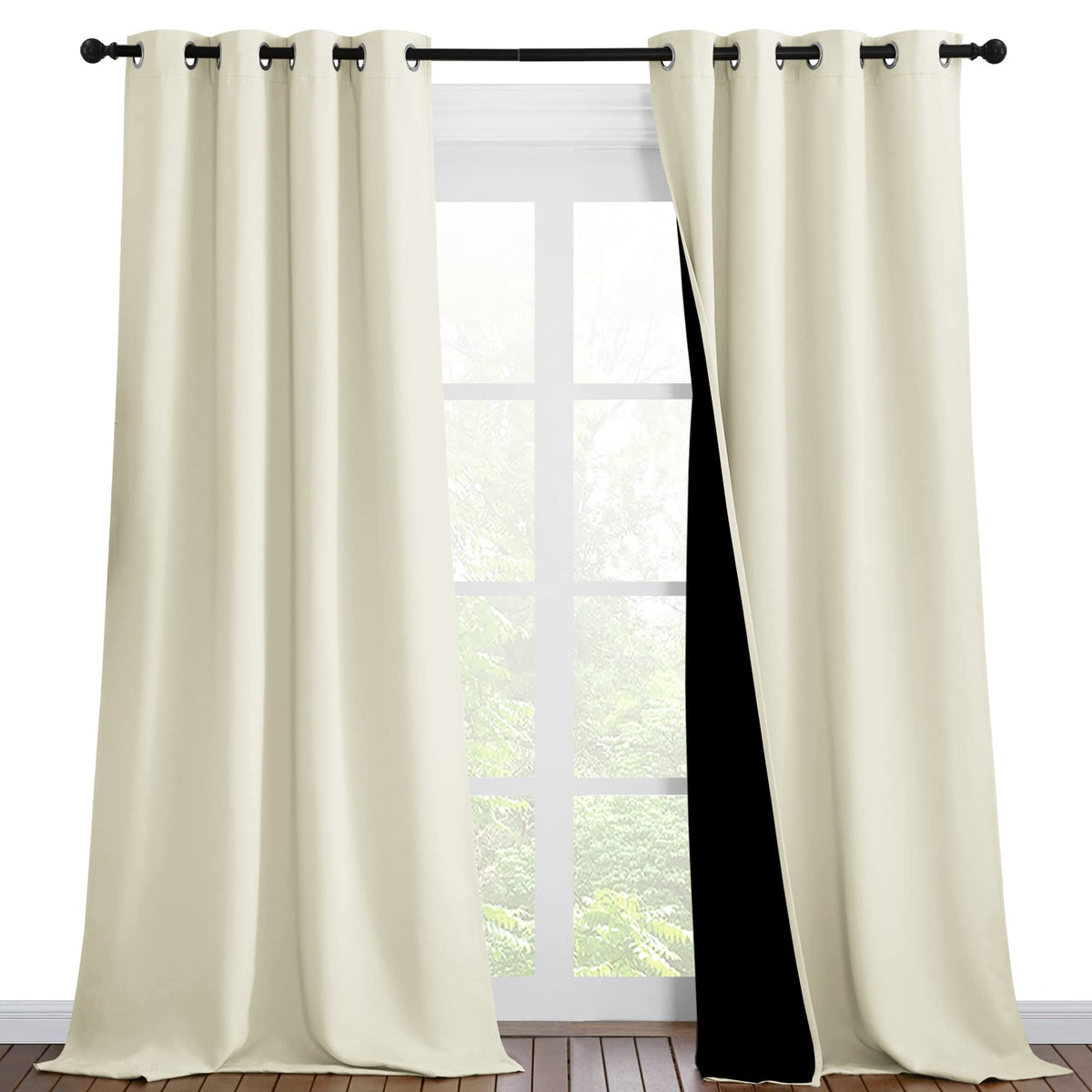 NICETOWN Full Blackout Double-Layer Curtains