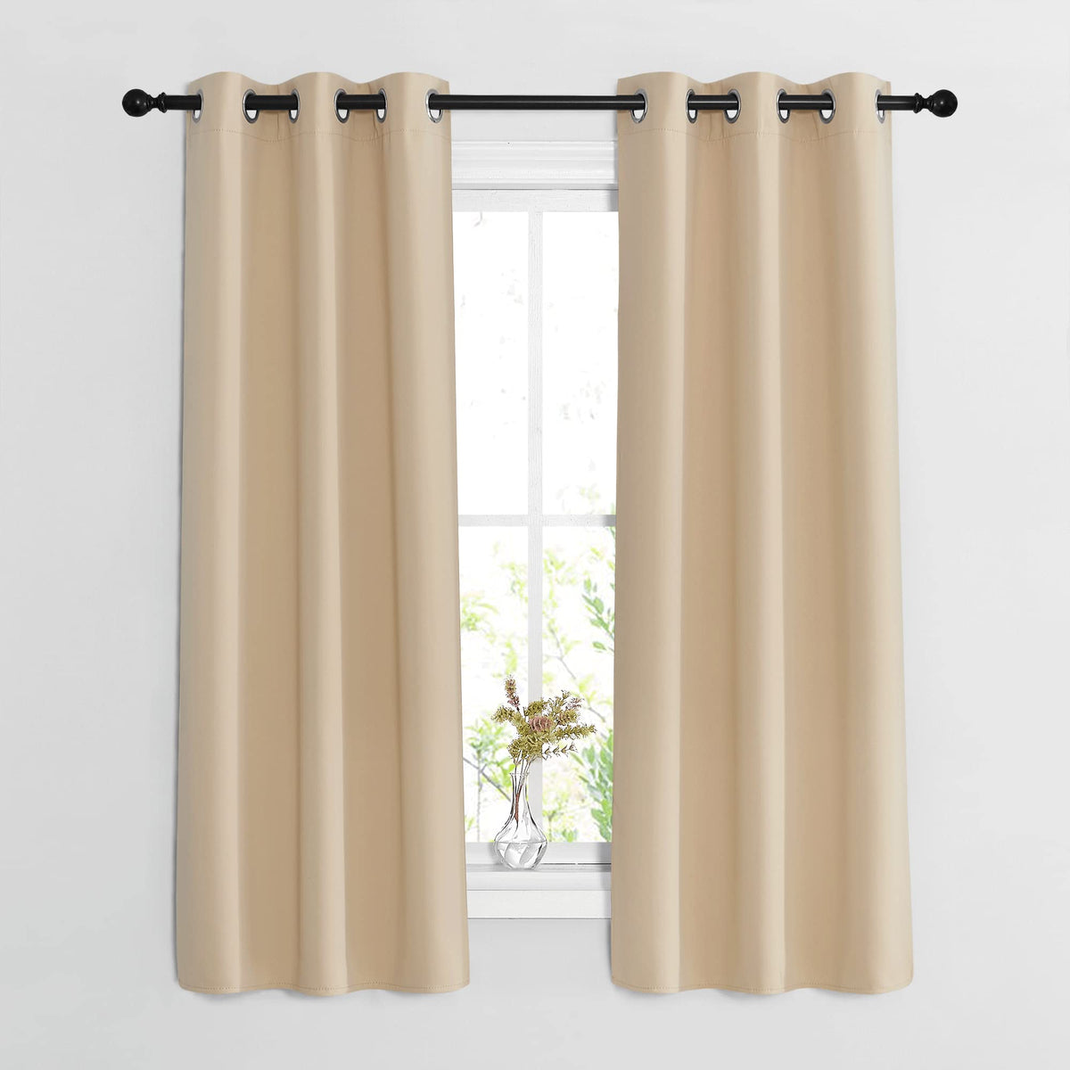 NICETOWN Grommet Blackout Room Darkening Curtains