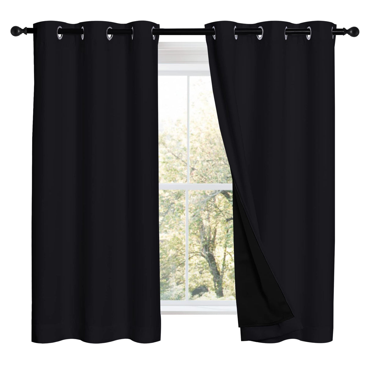 NICETOWN Full Blackout Double-Layer Curtains
