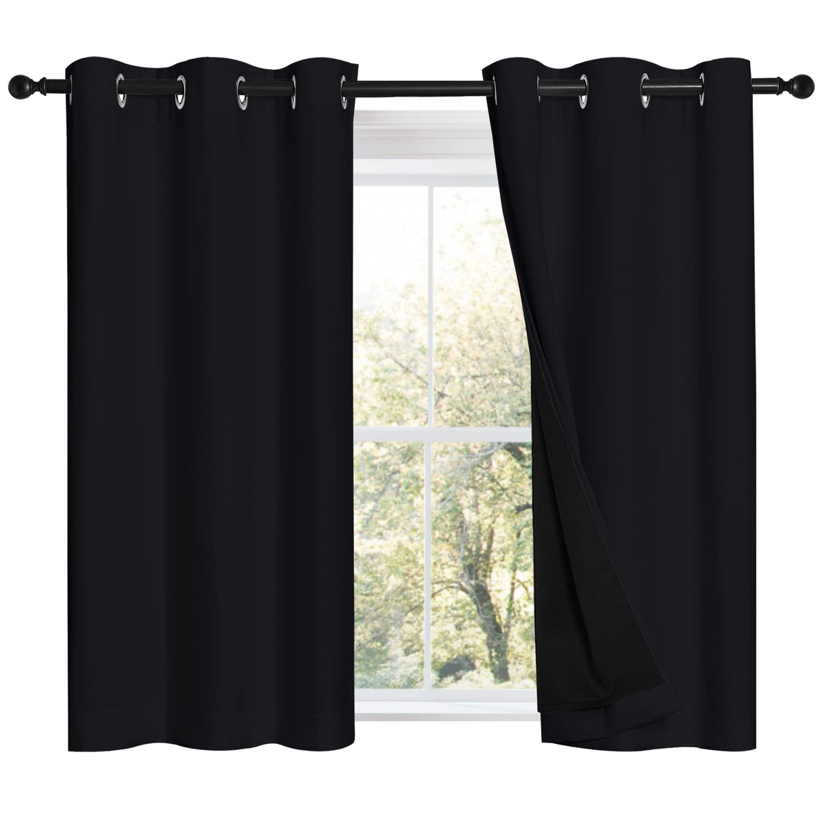 NICETOWN Full Blackout Double-Layer Curtains
