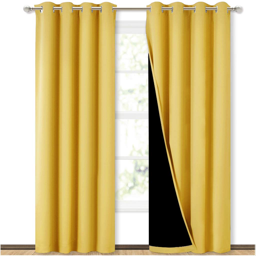 NICETOWN Full Blackout Double-Layer Curtains