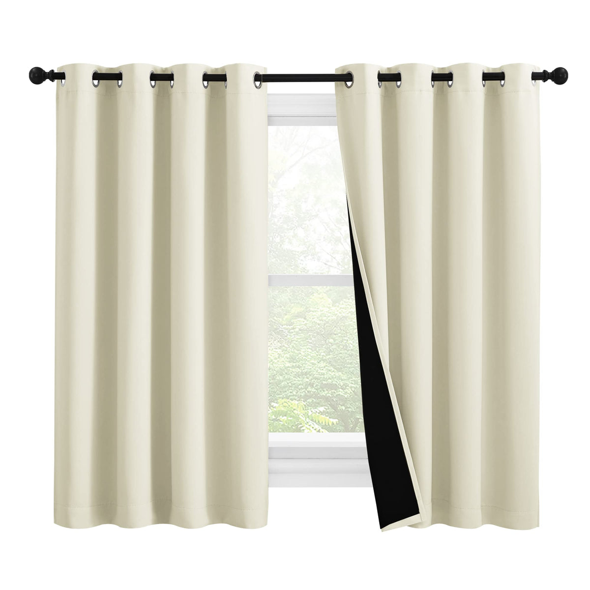 NICETOWN Full Blackout Double-Layer Curtains