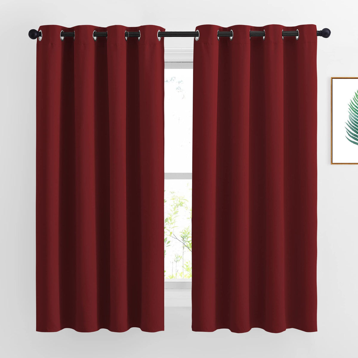 NICETOWN Grommet Blackout Room Darkening Curtains