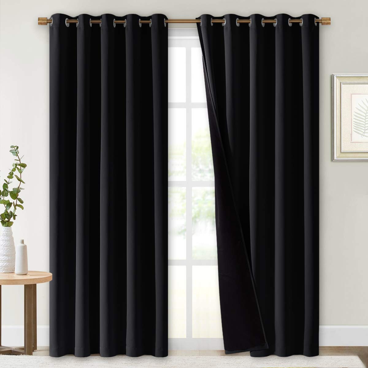 NICETOWN Full Blackout Double-Layer Curtains