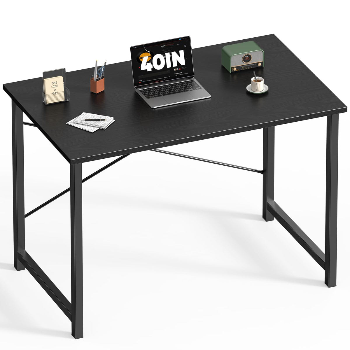 DUMOS Small Computer Desk, Gaming Desks for Home Office Bedroom