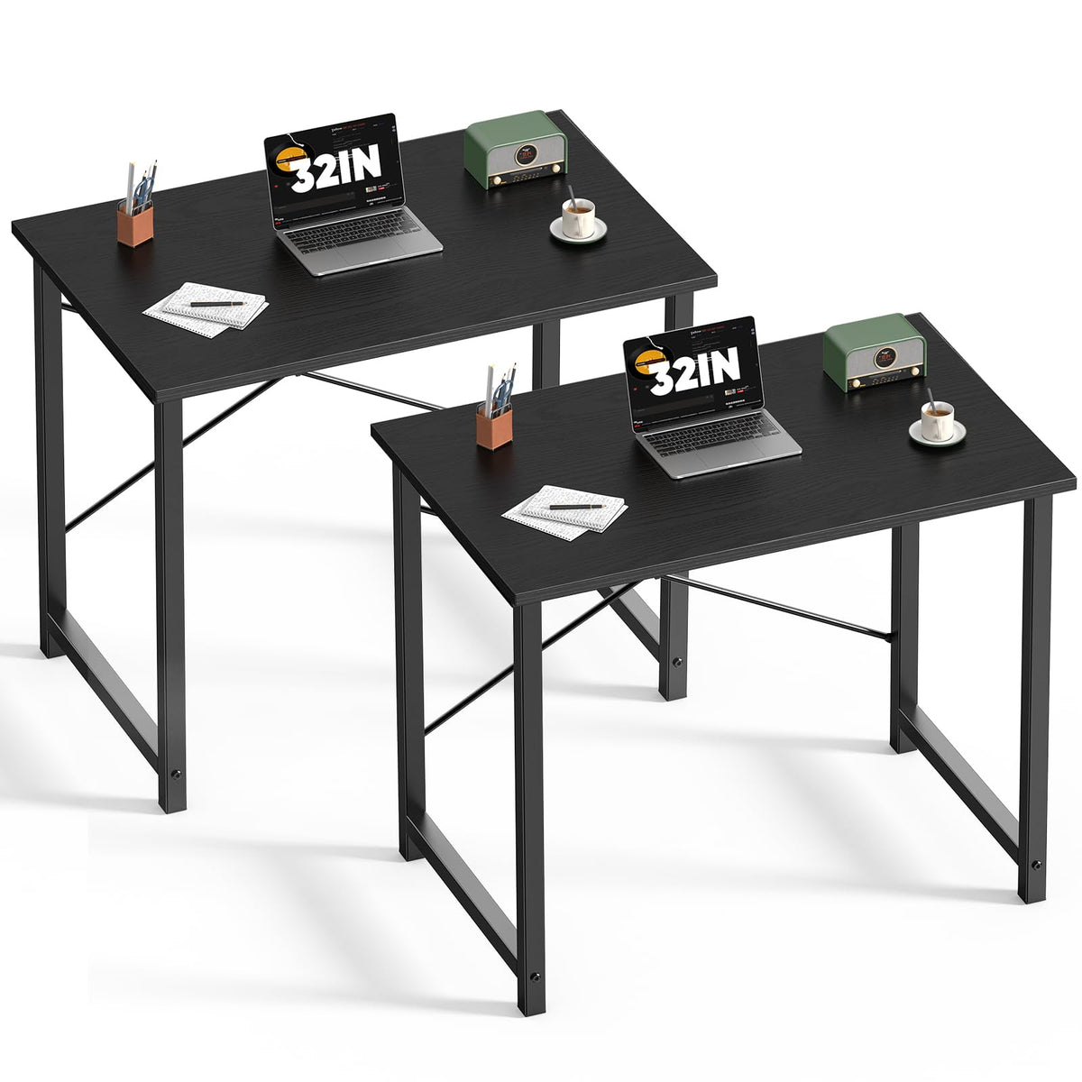 DUMOS Small Computer Desk, Gaming Desks for Home Office Bedroom