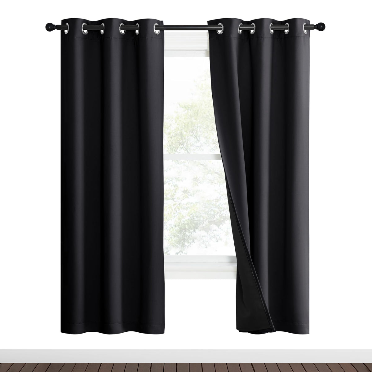 NICETOWN Full Blackout Double-Layer Curtains