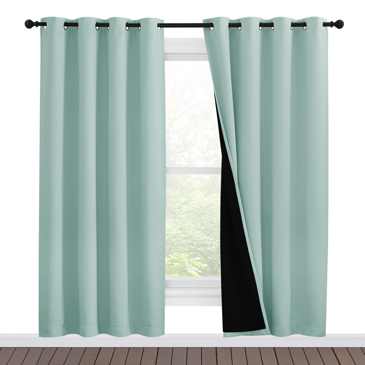 NICETOWN Full Blackout Double-Layer Curtains