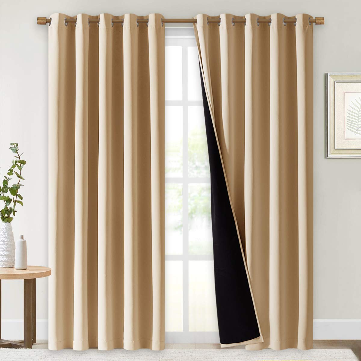NICETOWN Full Blackout Double-Layer Curtains