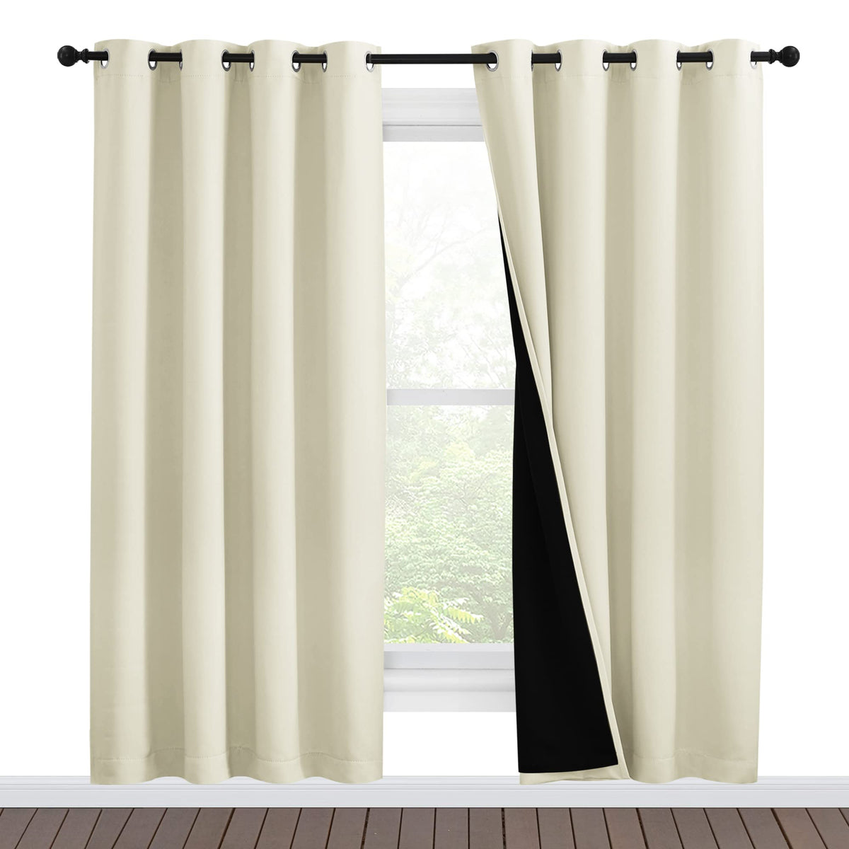 NICETOWN Full Blackout Double-Layer Curtains