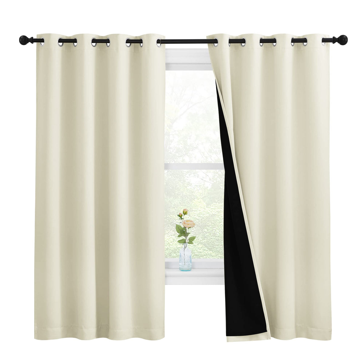 NICETOWN Full Blackout Double-Layer Curtains