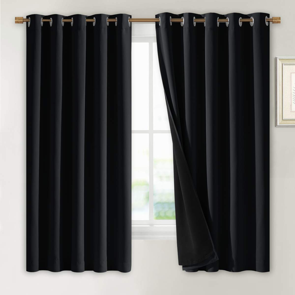 NICETOWN Full Blackout Double-Layer Curtains