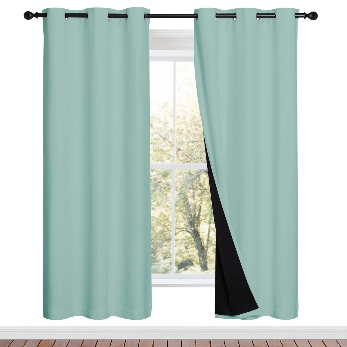 NICETOWN Full Blackout Double-Layer Curtains