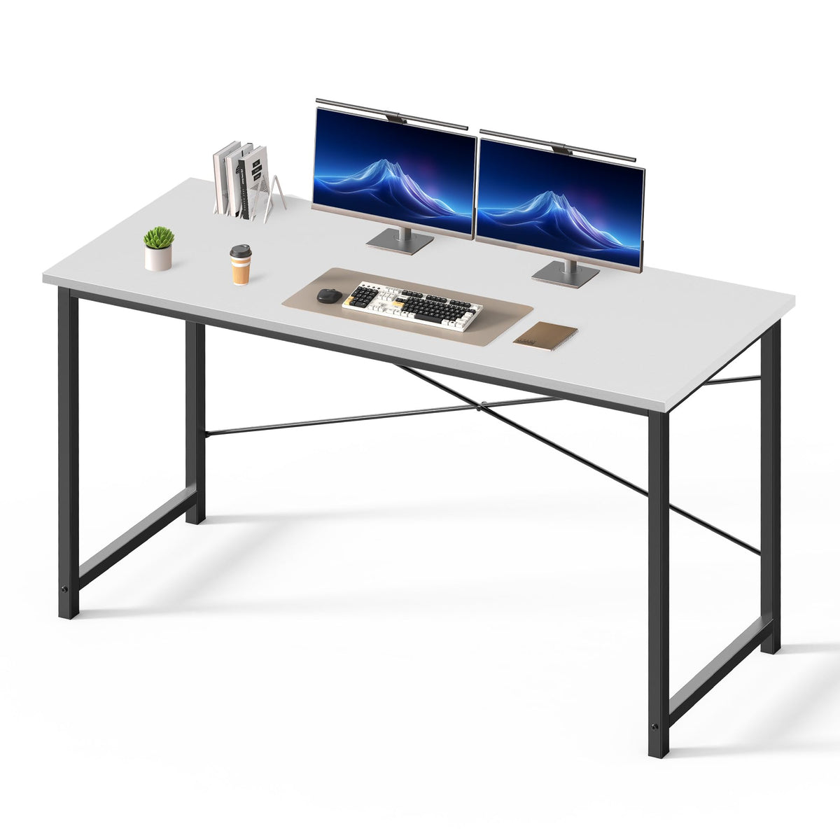 DUMOS Small Computer Desk, Gaming Desks for Home Office Bedroom