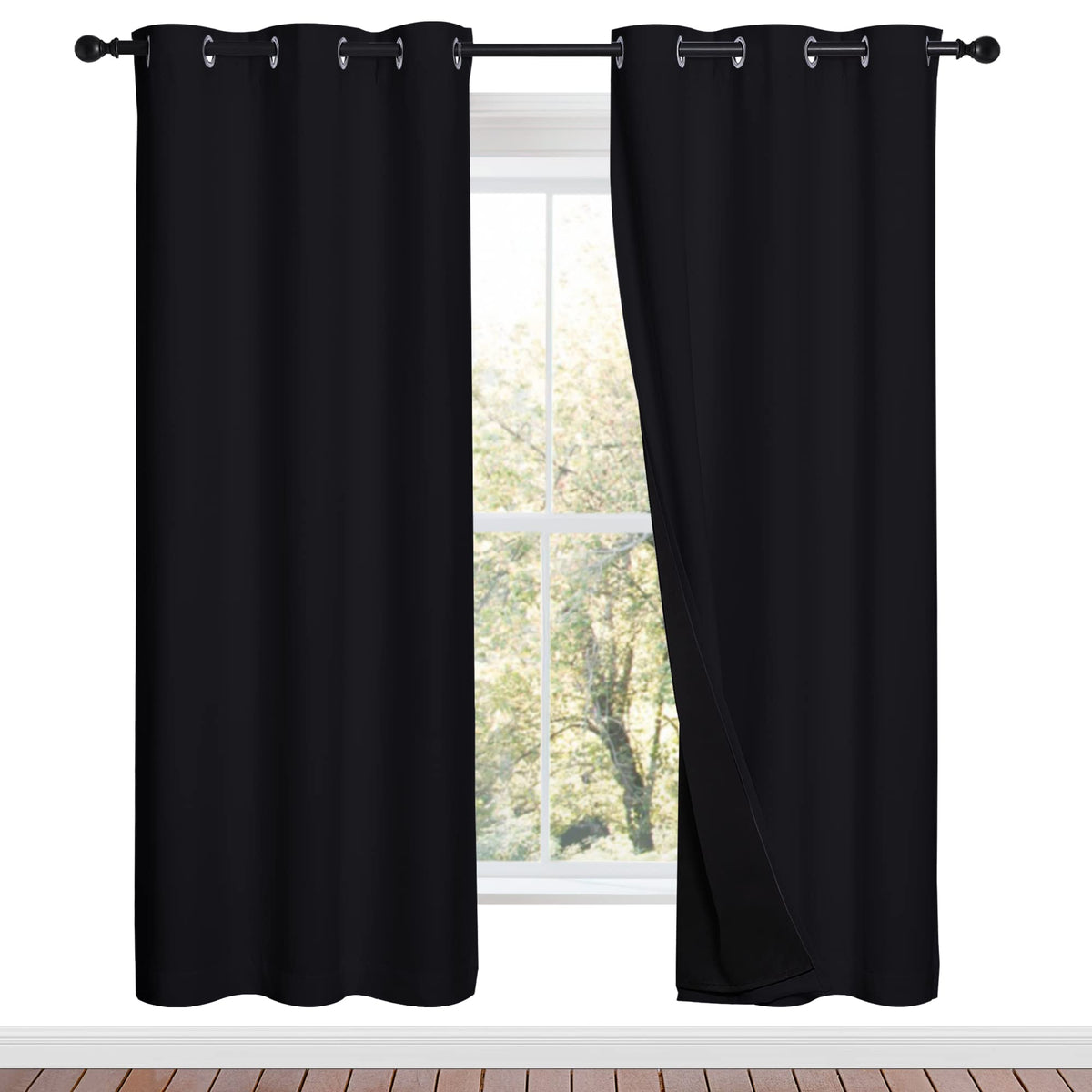 NICETOWN Full Blackout Double-Layer Curtains