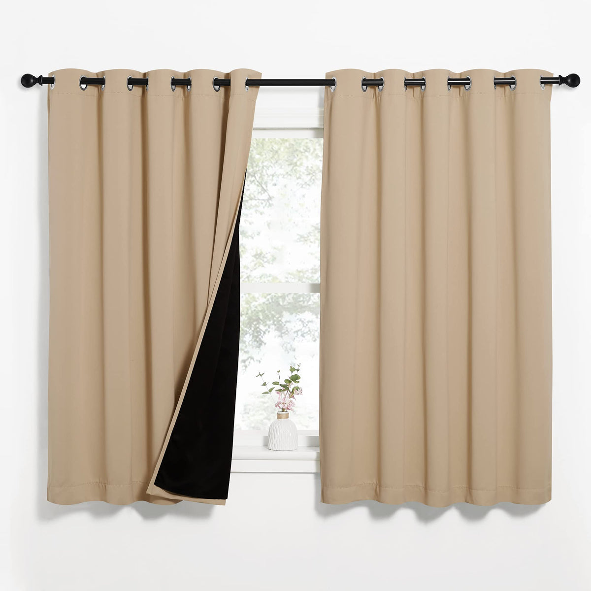 NICETOWN Full Blackout Double-Layer Curtains