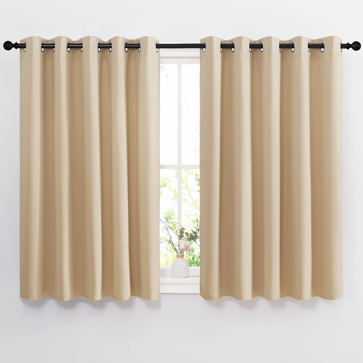NICETOWN Grommet Blackout Room Darkening Curtains