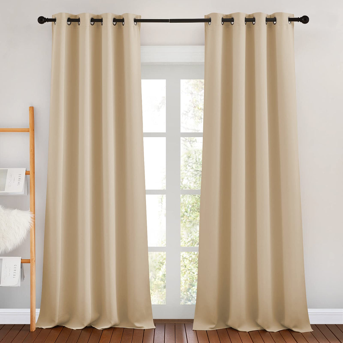 NICETOWN Grommet Blackout Room Darkening Curtains